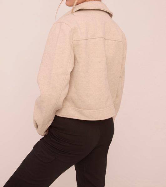 Dalia Wool Zipper Jackets