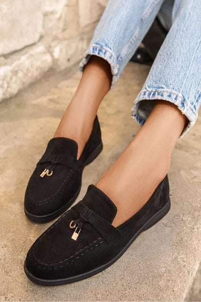 Suede Tassel Loafers