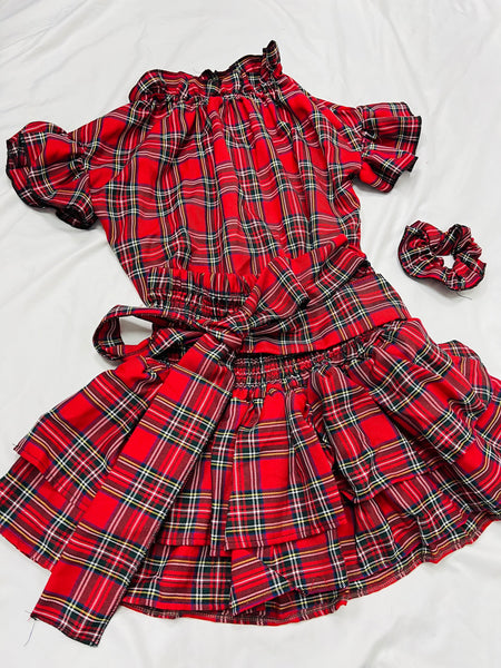 Tartan 4 piece set