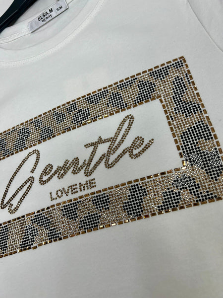 Sequin Gentle Love Me Tshirts