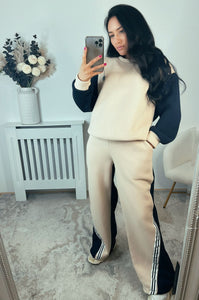 FIFI Fleece Lined Oversized Wide Leg Tracksuits