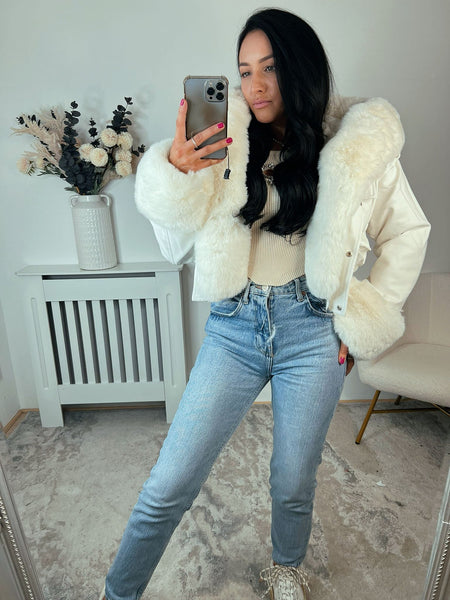 Evelyn Faux Fur Jacket